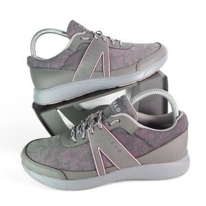 Alegria TRAQ Qarma Grey Chasm Sneakers Grey / Pink QAR-5022 Women's 7-7.5/37